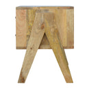 Chevron Solid Wood 2 Drawers Media Unit by Lavishway | TV Units Cabinets-57101