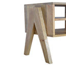 Chevron Solid Wood 2 Drawers Media Unit by Lavishway | TV Units Cabinets-57099