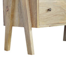 Chevron Solid Mango Wooden 3 Chest Of Drawers by Lavishway | Chest Of Drawers-57145