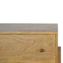 Chevron Solid Mango Wooden 3 Chest Of Drawers by Lavishway | Chest Of Drawers-57143