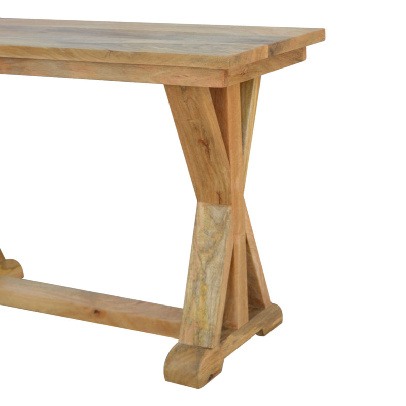 Chevron Solid Wood Console Table by Lavishway | Hallway Console Table-57120