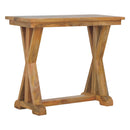 Chevron Solid Wood Console Table by Lavishway | Hallway Console Table-57118