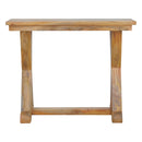 Chevron Solid Wood Console Table by Lavishway | Hallway Console Table-57119