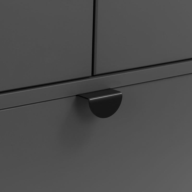 Chloe 2 Doors & 1 Drawer Grey Wardrobe by Lavishway | Wardrobe-20706