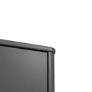 Chloe 2 Doors & 1 Drawer Grey Wardrobe by Lavishway | Wardrobe-20710