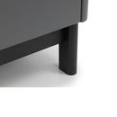 Chloe 2 Doors & 1 Drawer Grey Wardrobe by Lavishway | Wardrobe-20708