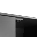 Chloe 2 Doors & 1 Drawer Grey Wardrobe by Lavishway | Wardrobe-20707