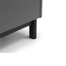 Chloe 2 Drawer Storm Grey Bedside Table by Lavishway | Bedside Tables-20695