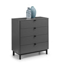 Chloe Strom Grey 4 Chest Of Drawers by Lavishway | Chest Of Drawers-20679