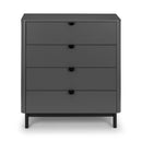 Chloe Strom Grey 4 Chest Of Drawers by Lavishway | Chest Of Drawers-20680