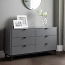 Chloe Strom Grey 6 Chest Of Drawers by Lavishway | Chest Of Drawers-20670