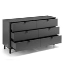 Chloe Strom Grey 6 Chest Of Drawers by Lavishway | Chest Of Drawers-20672