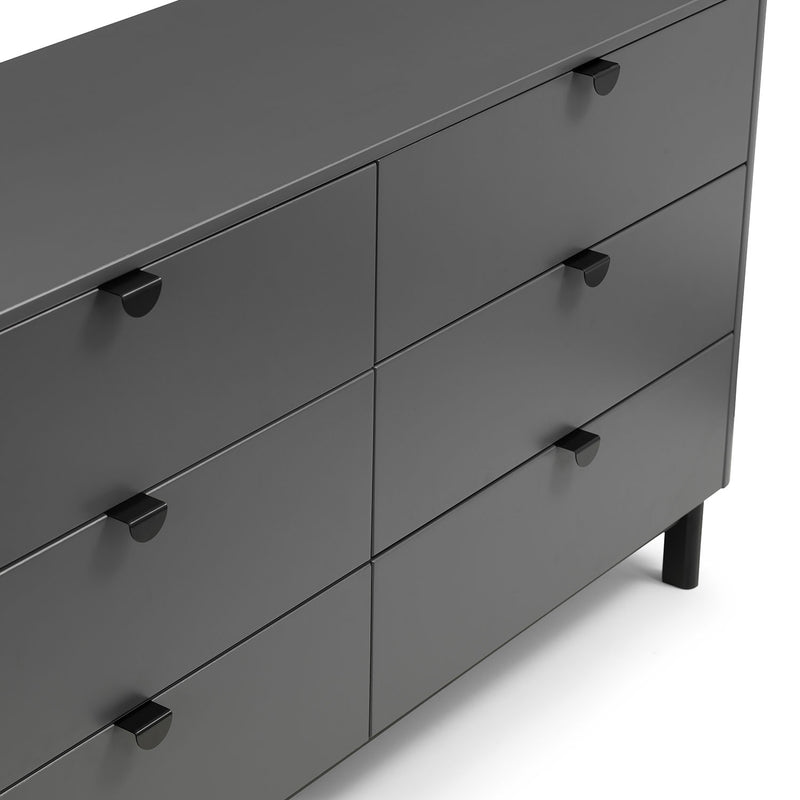 Chloe Strom Grey 6 Chest Of Drawers by Lavishway | Chest Of Drawers-20675