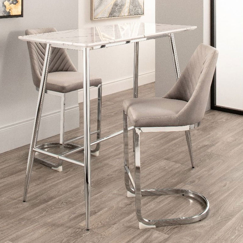 Doyen Marble Top High Bar Table by Lavishway | Bar Tables-23324