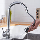 3 Modes Spray Swivel Pull Out Kitchen Tap by Lavishway | Kitchen Faucets-48715