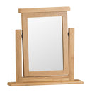 Chunky Oak Trinket Dressing Table Mirror by Lavishway | Table Mirrors-32580