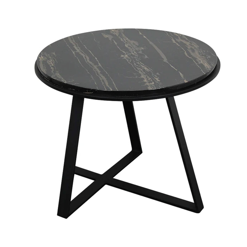 Cielo Marble Effect Top Side Table by Lavishway | Side Tables-23253