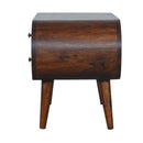 Circular 2 Drawers Chestnut Media Unit by Lavishway | TV Units Cabinets-21940