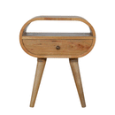 Carbrooke Solid Wood 1 Drawer Bedside Table by Lavishway | Bedside Tables-21432