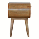 Carbrooke Solid Wood 2 Drawers Bedside Table by Lavishway | Bedside Tables-21402