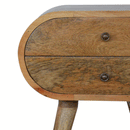 Carbrooke Solid Wood 2 Drawers Bedside Table by Lavishway | Bedside Tables-21406