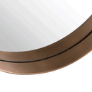 Copper Finish Circular Wall Mirror by Lavishway | Wall Mirrors-50450