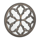Avrey Antique Grey Circle Wooden Wall Mirror by Lavishway | Wall Mirrors-50529