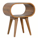 Carbrooke Circular Open Bedside Table by Lavishway | Bedside Tables-21367