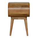 Carbrooke Circular Open Bedside Table by Lavishway | Bedside Tables-21369