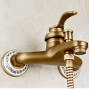 Antique Bronze Bathroom Shower & Tap Set by Lavishway | Shower Faucets-49263