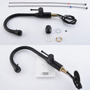 360° Rotatable Pull Out Kitchen Sink Tap by Lavishway | Kitchen Faucets-48595