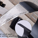 C Shaped Brass Waterfall Bathroom Tap by Lavishway | Bathroom Faucet-49092