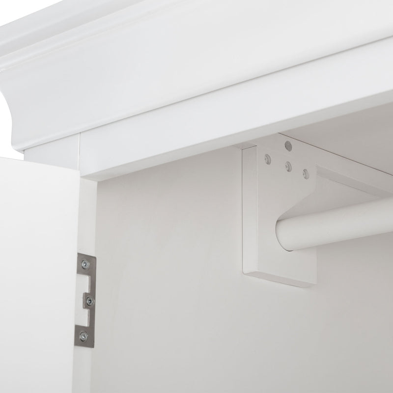 Clermont Pine 2 Doors 1 Drawer Wardrobe by Lavishway | Wardrobe-20644