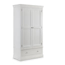 Clermont Pine 2 Doors 1 Drawer Wardrobe by Lavishway | Wardrobe-20640