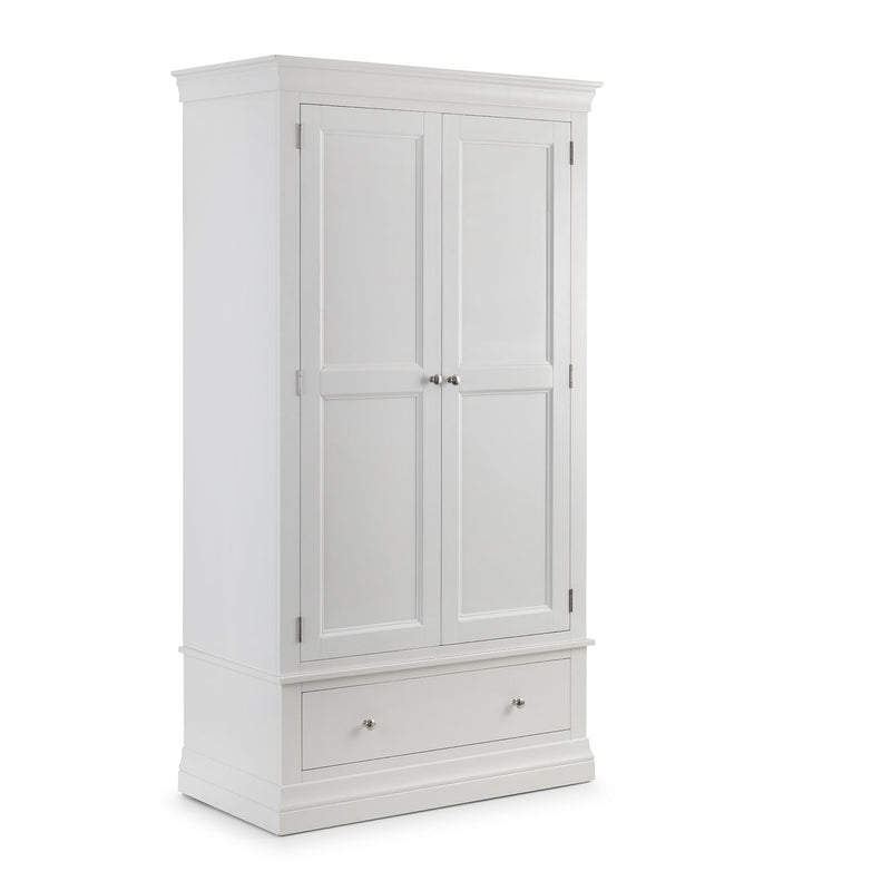 Clermont Pine 2 Doors 1 Drawer Wardrobe by Lavishway | Wardrobe-20640