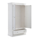 Clermont Pine 2 Doors 1 Drawer Wardrobe by Lavishway | Wardrobe-20642