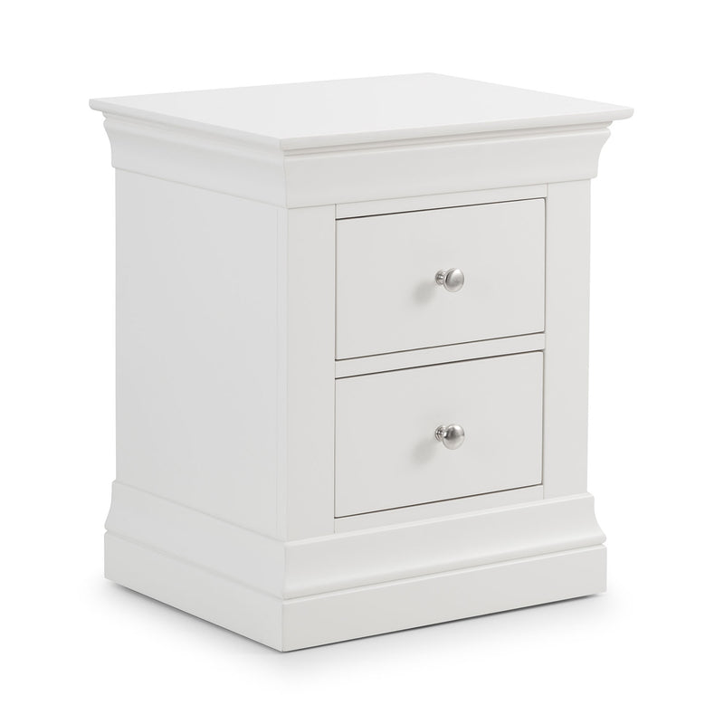 Clermont Pine 2 Drawers Bedside Table by Lavishway | Bedside Tables-20636