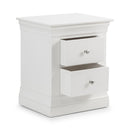 Clermont Pine 2 Drawers Bedside Table by Lavishway | Bedside Tables-20637