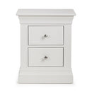 Clermont Pine 2 Drawers Bedside Table by Lavishway | Bedside Tables-20638
