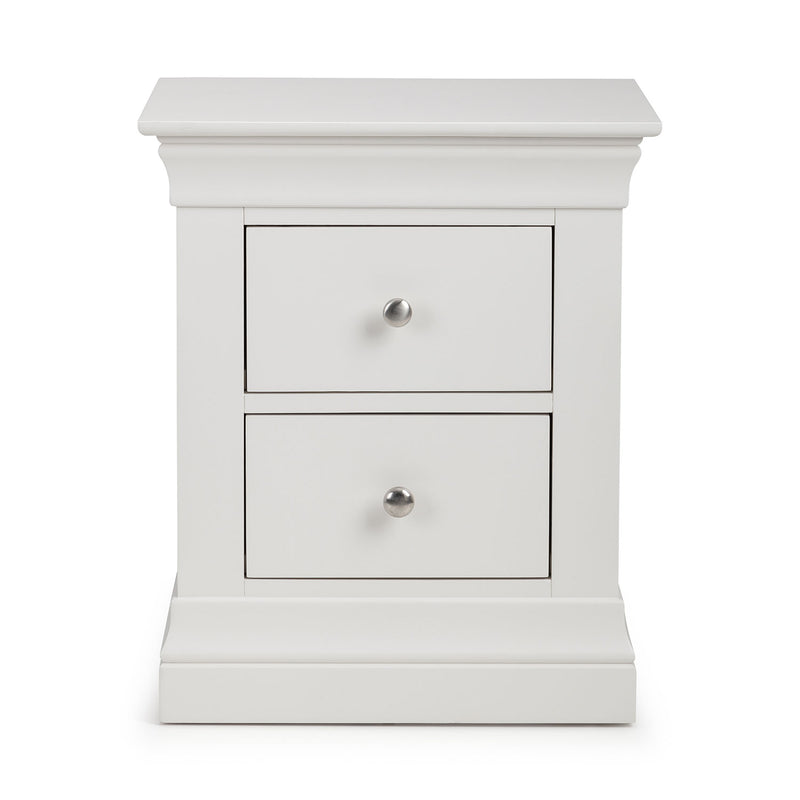 Clermont Pine 2 Drawers Bedside Table by Lavishway | Bedside Tables-20638