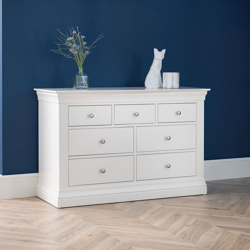 Clermont Pine 4 Over 3 Chest Of Drawers by Lavishway | Chest Of Drawers-20627