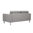 Cleveland Nova Light Grey 2 Seater Sofa by Lavishway | Fabric Sofas-34945