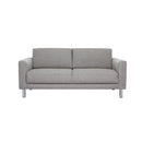 Cleveland Nova Light Grey 2 Seater Sofa by Lavishway | Fabric Sofas-34943