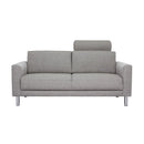 Cleveland Nova Light Grey 2 Seater Sofa by Lavishway | Fabric Sofas-34944