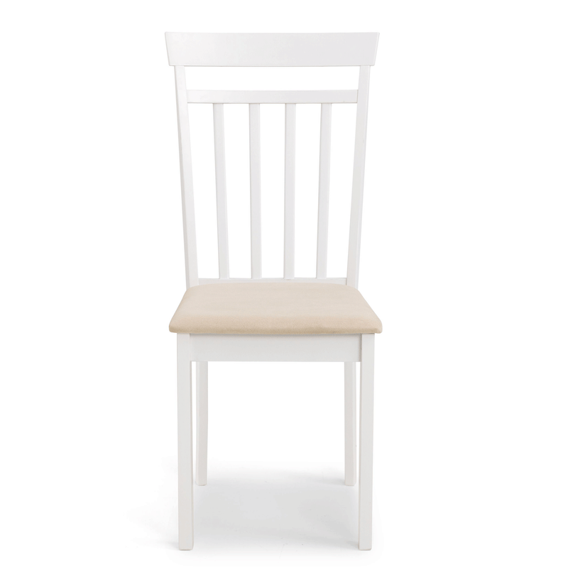 Coast Grey Fabric Seat Wooden Dining Chair by Lavishway | Dining Chairs-20623