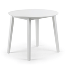 Coast White Drop Leaf Round Dining Table by Lavishway | Dining Tables-20597
