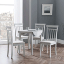 Coast White Drop Leaf Round Dining Table by Lavishway | Dining Tables-20595