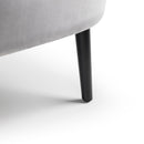 Coco Scalloped Back Velvet Accent Chair by Lavishway | Accent Chairs-20620