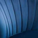 Coco Scalloped Back Velvet Accent Chair by Lavishway | Accent Chairs-20617