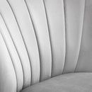 Coco Scalloped Back Velvet Accent Chair by Lavishway | Accent Chairs-20618